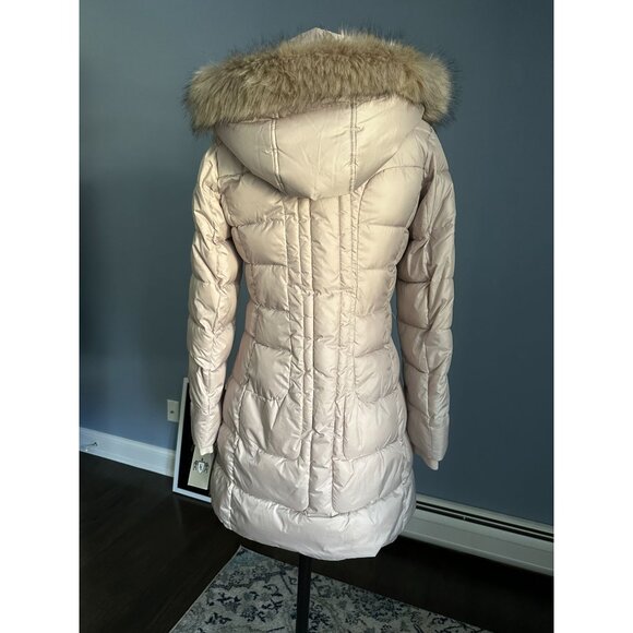NWT Larry Levine Quilted Puffer Down Coat with Sherpa Lining Sz XS - Picture 9 of 9